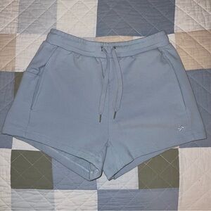 NWOT Allwear Apparel Sweat Shorts Light Blue Organic Cotton